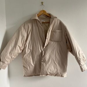Oak and fort beige light puffy jacket